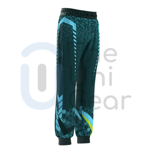 กางเกงลำลองสำหรับผู้ชายผ้าฝ้าย100% น้ำหนักเบา, กางเกงเอวตรงลายทางทรงตรงดีไซน์ด้านหน้าเรียบระบายอากาศได้อย่างรวดเร็ว - Product Image 3