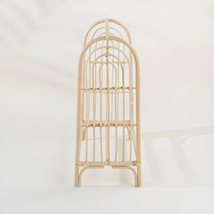 Porte-vêtements en rotin pour enfants arc-en-ciel, support de qualité supérieure, supports de suspension pour vêtements d'enfants fabriqués au Vietnam - Product Image 6