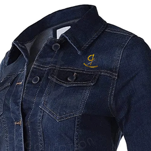 Fashionable <b>Jeans</b> Denim Long Sleeve <b>Women's</b> Clothing Jacket <b>Jean</b> <b>Stretch</b> <b>Women</b> Jacket With Private Label's - Product Image 4