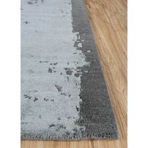 Tapis Kavi bleu noué à la main en laine et soie de bambou, motif Théorie du Chaos, 10 mm, abstrait, rectangulaire, pour la maison, le salon, le couloir, Esk-327 - Product Image 4