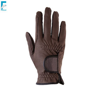 Fizzan International personnalisé unisexe professionnel équestre gants d'équitation en cuir synthétique poignées hiver Anti-Split - Product Image 4