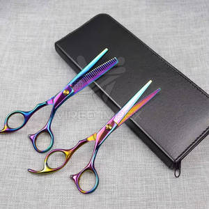 Ciseaux à effiler les cheveux en vente chaude, ciseaux à effiler les cheveux en acier inoxydable élégants faits sur mesure - Product Image 2