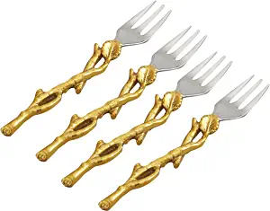 Cubiertos de Metal chapados en oro, hechos a mano, estilo indio, clásico, venta al por mayor, de lujo, novedad - Product Image 3