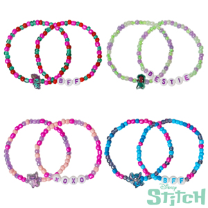 OEM/ODM Customizable 8-Piece Lilo Stitch Beaded Friendship <b>Bracelet</b> Set Bestie Stretch <b>Bracelets</b> Direct Fashion <b>String</b> H.E.R. - Product Image 2