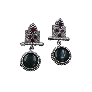 ทันสมัยทันสมัยออกแบบเครื่องประดับที่ทันสมัยวัสดุทองเหลืองเงินดูเหมือนกันตุ้มหินต่างหูเครื่องประดับสำหรับผู้หญิงและผู้หญิง - Product Image 3