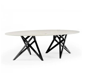 โต๊ะกาแฟด้านข้างทำด้วยมือทำจากลวดเหล็กเฟอร์นิเจอร์ทันสมัยตกแต่งบ้านห้องนั่งเล่น - Product Image 3