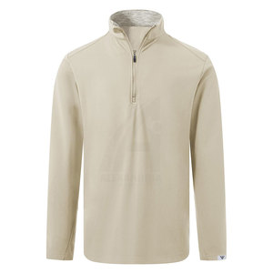 Pull à col montant, manches longues, respirant, confortable, en spandex et polyester - Product Image 1