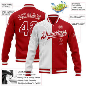 2024 meilleure vente de haute qualité hommes Varsity Jacket personnalisé Baseball Letterman Bomber Jacket avec broderie décoration en gros - Product Image 2