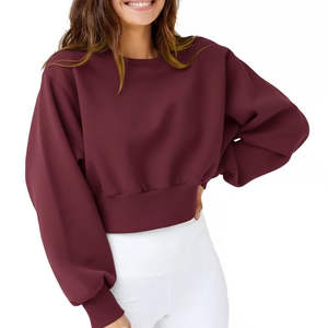 Sudadera con Capucha Corta Informal de Forro Polar para Mujer, Ligera, Transpirable, de Secado Rápido, Estilo Urbano Cómodo para Invierno - Product Image 5