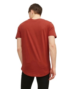 Vente en gros T-shirt uni classique surdimensionné hommes femmes T-shirt graphique 245g vintage lourd - Product Image 5