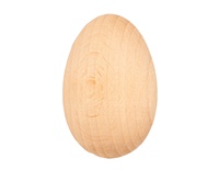 Œufs en bois de hêtre de qualité supérieure, en vrac, fournitures d'artisanat, naturels, non finis, jouets de Pâques à faire soi-même, cadeaux, modèles artistiques, formes personnalisées, pour les fêtes