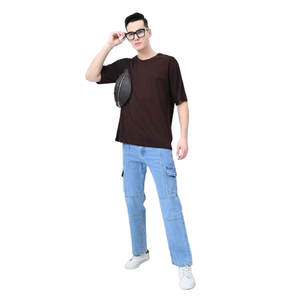 เสื้อยืดแขนสั้นโอเวอร์ไซส์สำหรับผู้ชายคุณภาพสูงสินค้ามาใหม่เสื้อยืดดีไซน์แบบลำลองและมีสไตล์เหมาะสำหรับสวมใส่ในชีวิตประจำวัน - Product Image 4