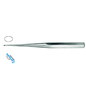 Curette ovale en acier inoxydable de haute qualité, solide, figure 2, largeur 6 mm, longueur 23 cm, instruments chirurgicaux - Product Image 4