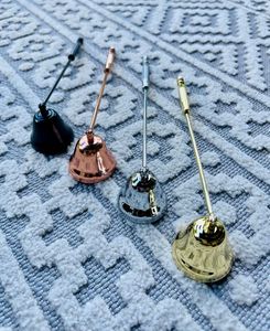 Éteignoir à bougie de qualité supérieure pour accessoires de bougie décor poignée design moderne ciseaux de coupe en laiton en métal - Product Image 4