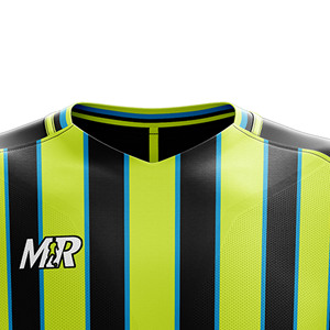 ชุดทีมฟุตบอลสีดำออกแบบได้เอง | ผู้ชายผู้หญิงขนาดเยาวชนชุดกีฬาแห้งเร็วขายส่ง - Product Image 2