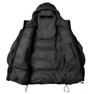 Chaqueta de Invierno Personalizada para Hombre, Transpirable, Impermeable, Estilo Casual con Cierre de Cremallera, Chaqueta Acolchada Negra - Product Image 2