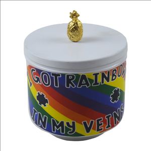 Utensilios de cocina modernos con temática LGBTQ, macetas con acabado coloreado, contenedores de almacenamiento altamente duraderos, tapa de comida, hoteles, restaurantes, hogares - Product Image 3