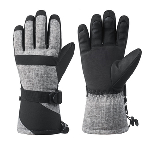 Gants d'hiver imperméables personnalisés avec logo imprimé pour le snowboard, le ski et la neige, gants d'hiver thermiques imperméables pour hommes - Product Image 1