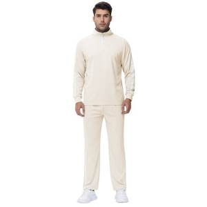 Chándales para hombre de 2 piezas de manga larga atléticos con cremallera completa chándal conjunto de chándal informal al aire libre ropa de calle conjunto de chándal deportivo - Product Image 4