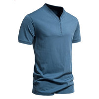 T-shirt en toile à manches courtes et col rond pour homme, coupe classique, 100 % coton, avec logo frontal, taille personnalisée, qualité supérieure, best-seller de l'été