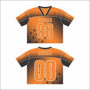 Camiseta de fútbol americano para adultos/jóvenes malla Lisa Hip Hop deportes práctica de talla grande camiseta en blanco - Product Image 4