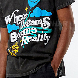 Camisetas con estampado puff de secado rápido de último diseño, camisetas con estampado puff cómodas de primera calidad en diferentes colores - Product Image 2