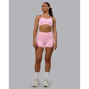 Shorts de sport en coton Fusion Ultra High-Rise à 4 poches avec cordon de serrage et logo personnalisé - Product Image 4