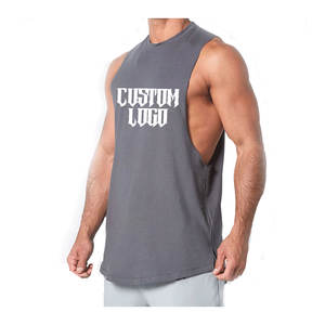 Débardeur de compression pour hommes Vêtements de sport personnalisés Maillot de course à pied avec tissu à séchage rapide pour le fitness - Product Image 2