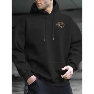 Jersey de ocio de Otoño/Invierno para hombre, prendas de punto y sudaderas estándar de un color fabricadas en China - Product Image 1