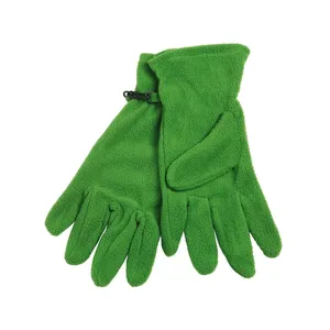 Gants en microfleece personnalisés pour les accessoires de sports d'hiver, merchandising - Product Image 1