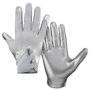 Guantes de fútbol americano profesional ODM OEM personalizados de alta calidad Guantes de portero de cuero sintético con logotipo personalizado - Product Image 2