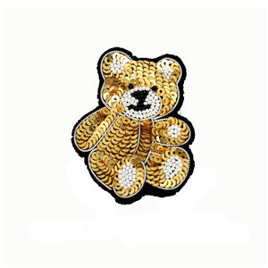 Broches de fil de lingot de nouvelle conception de meilleure qualité broches de fil de lingot en gros à bas prix belle broche d'ours de mode #00187 - Product Image 1