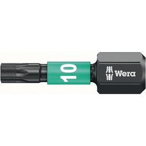 WERA DC T10 Impaktor Bit 25mm 1/4? Boîte d'accessoires pour outils électriques C6.3 avec 10 embouts - Product Image 1