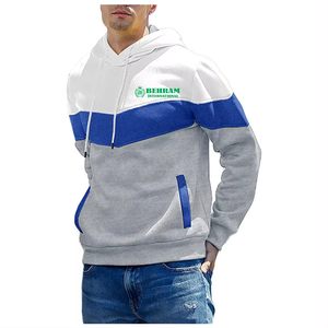 Premium 100% coton français éponge pull à capuche personnalisé goutte épaule polaire surdimensionné pour l'hiver teint en plaine - Product Image 4
