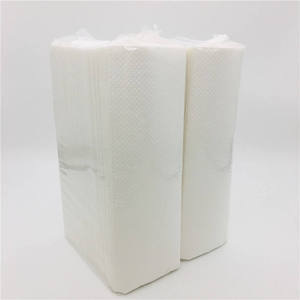 Papier toilette jetable personnalisé en pâte de bois vierge blanche, 1 pli, pliage en Z, sans mandrin, avec gaufrage disponible, accessoire de salle de bain - Product Image 6