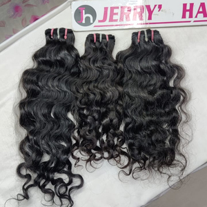 Extensions de cheveux humains vierges indiens non transformés de haute qualité Paquets de cheveux de trame bouclés naturels de qualité supérieure Jerry Exportateurs Vente de perruques - Product Image 5