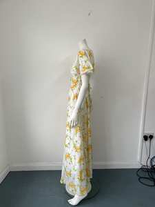 Hot Selling Product Fancy Design <b>Women</b> Printing Frocks New Style Traditional Handmade Ladies Printed Frocks - Product Image 3