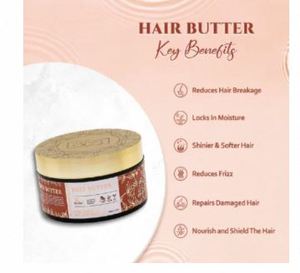 Beurre capillaire hydratant en profondeur, soin capillaire ultime pour réparer les dommages, beurre capillaire pour réparer les pointes fourchues, nourrissant à base de plantes - Product Image 3