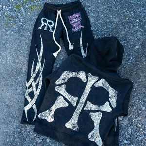 Conjunto Deportivo con Estampado Completo para Hombre, Traje de Verano para Correr, Sudadera con Capucha y Pantalones Casuales con Estampado - Product Image 2