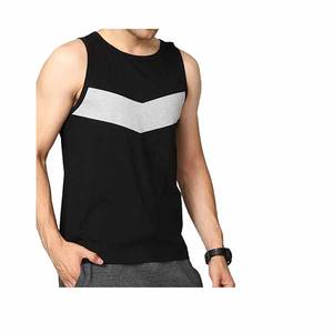 เสื้อผู้ชายทรงหลวมแขนกุดสำหรับออกกำลังกายผ้าคอตตอนขนาดใหญ่เสื้อสำหรับออกกำลังกายเล่นยิมฟิตเนส - Product Image 4