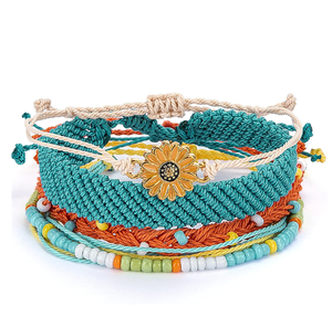 Bracelet en gros fait à la main minimaliste Boho tissé Bracelets conception différente à la recherche de produits fabuleux - Product Image 3