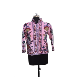 Chaqueta Algodón TNT SUZANI Bordado Abrigo de mujer Forro de algodón transpirable Patrón floral Casual Invierno - Product Image 1