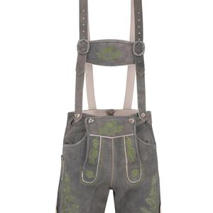 Unisex Lederhosen Bavarian <b>Shorts</b> Original Leather Printed Traditional German Outfit Factory Direct | Latest Fashion Design - Product Image 2