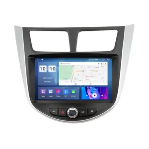 Auto Radio 1280*720 Layar IPS 2 DIN untuk Mobil Asli Gaya Hyundai Verna 2010-2016 Mobil Multimedia Mobil Perekam Video