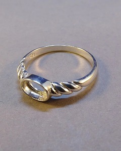 Ajuste de anillo de Plata de Ley 925 para cabujón de piedra ovalada de 7x5mm montaje en blanco accesorios de joyería de montaje semi DIY Base de anillo personalizada - Product Image 6