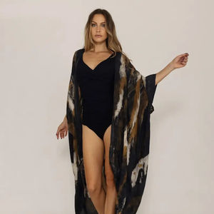 Vêtements de nuit indiens faits à la main en coton Long Maxi Length Maxi Women Encolure en coton élégante pour femme Lady - Product Image 1