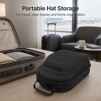 Estuche Personalizado de EVA para Gorras de Béisbol con Asa Portátil, Cierre de Cremallera y Carcasa Protectora para Almacenamiento y Viajes