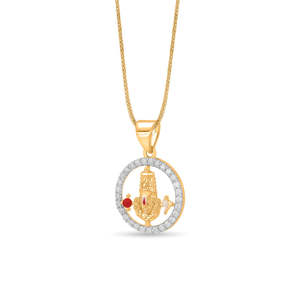 Colgante de Oro Tirupati Balaji - Amuleto de Diamante Divino para Hombres y Mujeres - Product Image 4