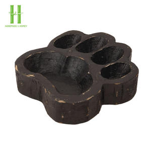 BEST SELLER Bol à pâte en bois pour chien, bol à pâte en bois OEM personnalisé, antique, coloré, vintage, centre de table, décoration de table - Product Image 3