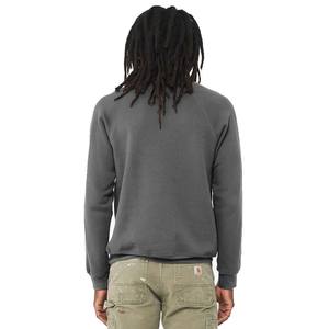 Bella + Canvas Men Sponge Fleece Raglan Crewneck 100% Cotton <b>Sweatshirt</b> - Product Image 5